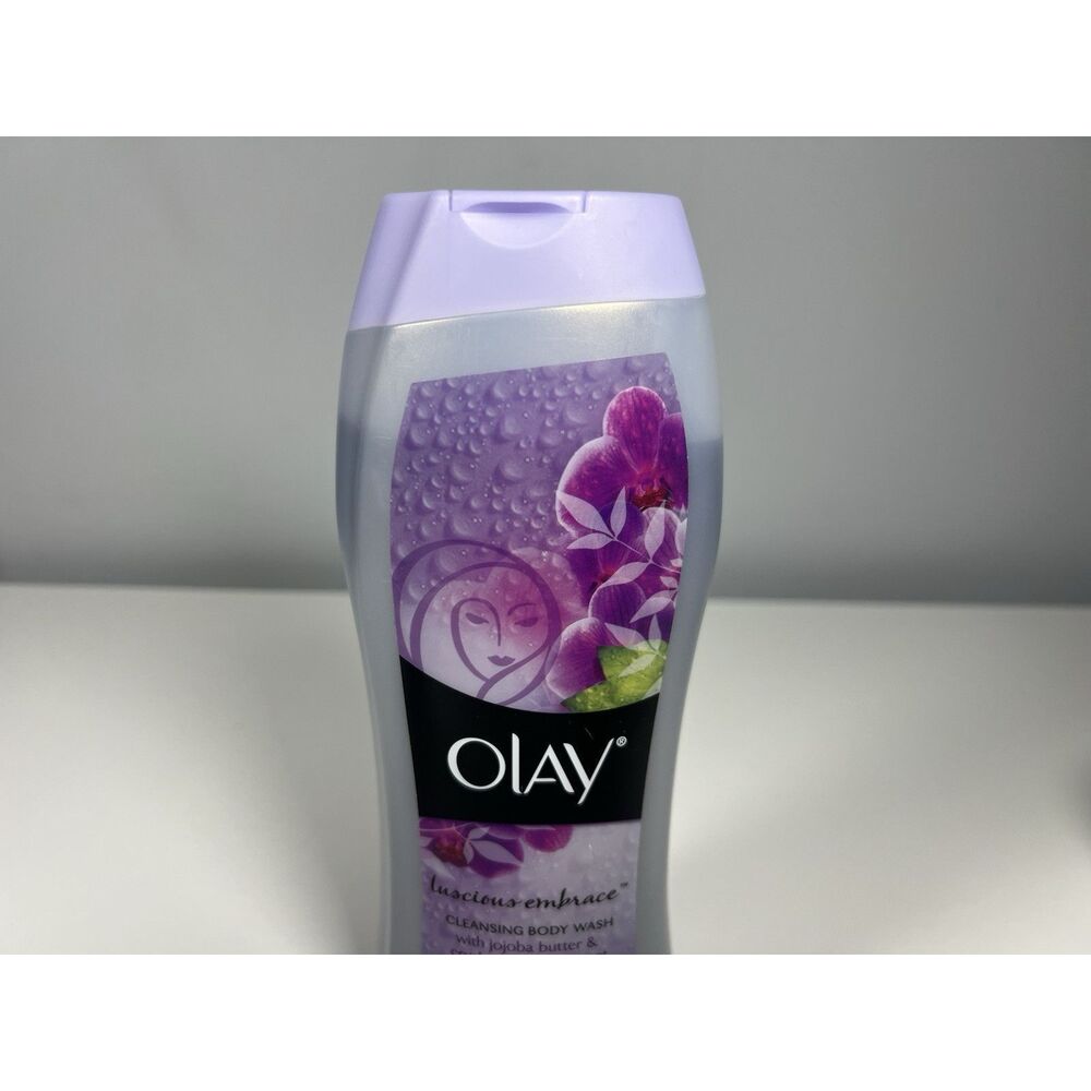 Olay Luscious Embrace Moisturizing Body Wash Jojoba Butter Crushed Orchid 23.6oz - Picture 3 of 5